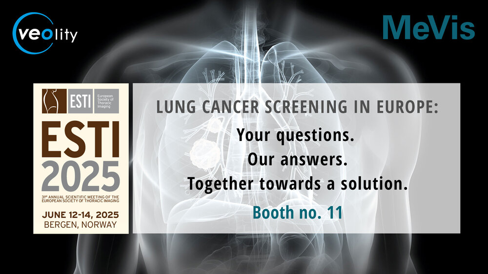 ESTI 2025; Lung Cancer Screening in Europe: Your questions. Our answers. Together towards a solution. Booth no. 11.